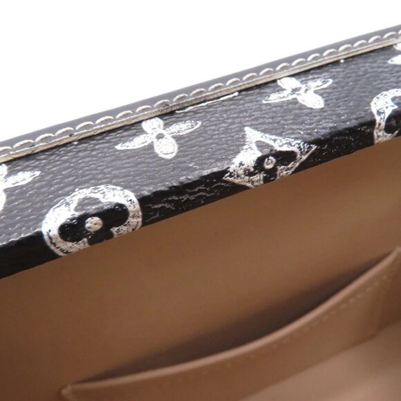 LOUIS VUITTON Monogram Catogram Petite Malle Monogram Noir M44437 - Picture 15 of 16